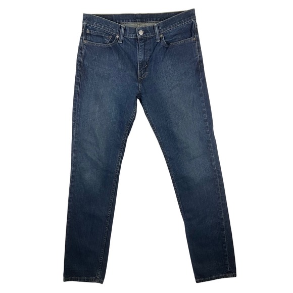 Levi Strauss Signature Other - Levi Strauss Co 511 Mens Dark Wash Slim Fit Jeans W34 L34 (fits 34x33)